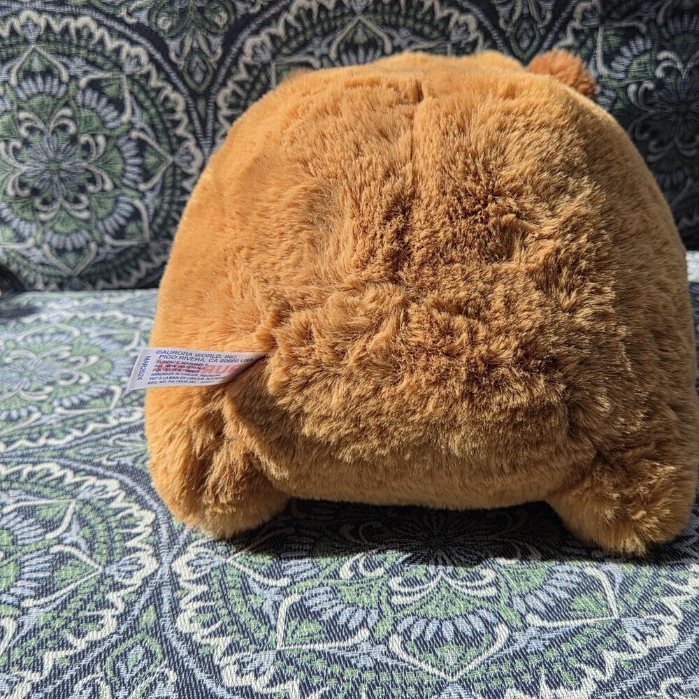 Aurora - Spudsters - 10.5" Carmen Capybara Adorable Stuffed Animal NWOT - Picture 4 of 6